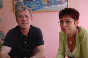 Isabelle Sant et Patrick Gorria. Photo G.C. CLP
