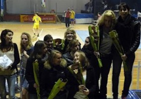 Les rugbywomen sur la 3 e marche du podium. Photo DR